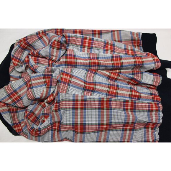 Woolrich men's vintage plaid‎ lined lightweight outdoor bomber jacket L FLAWS - Picture 6 of 13